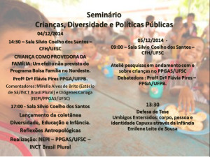 SeminárioCriançasDiversidadePolíticasPúblicas